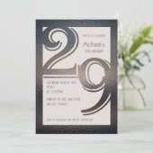 29歳の誕生日の招待状 招待状 (スタンド正面)