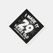 29歳皮肉ミームおもしろい29誕生日 スタンダードカクテルナプキン (角)