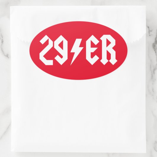 29歳 楕円形シール (バッグ)