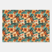 #29花柄 ラッピングペーパーシート (正面2)