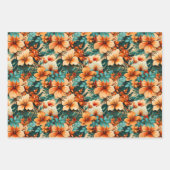 #29花柄 ラッピングペーパーシート (正面)