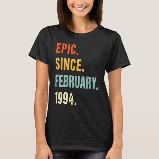 29誕生日エピック1994年2月29歳 Tシャツ (正面)