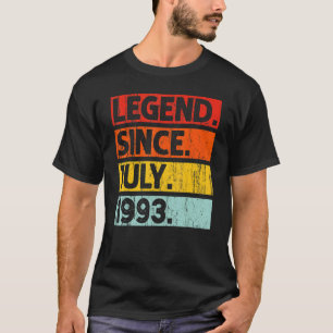 29誕生日伝説1993年7月29歳 Tシャツ