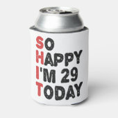 29誕生日嬉しい私は29今日ギフトおもしろい 缶クーラー (缶裏面)