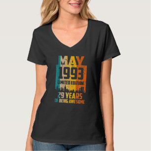 29誕生日1993年素晴らし5月以来29年 Tシャツ