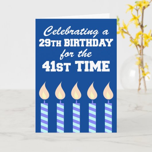 29誕生日21stタイム70日 カード (黄色い花)