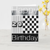 29誕生日 カード (黄色い花)