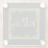 29誕生日 ガラスコースター (裏面)