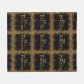 29誕生日 フリースブランケット (正面(横))