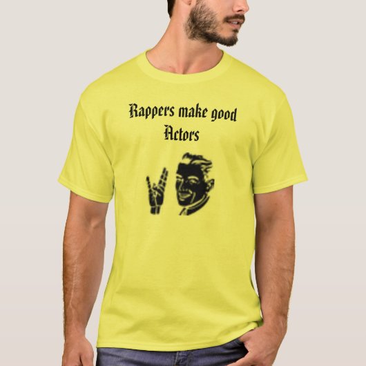 29423の話し手はよい俳優を作ります Tシャツ (正面)