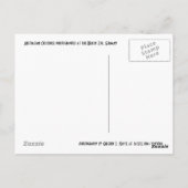 294.ワニと亀のはがき ポストカード (裏面)