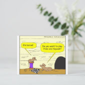 295隠れてキーキー漫画 ポストカード (スタンド正面)