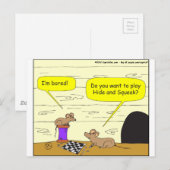 295隠れてキーキー漫画 ポストカード (正面/裏面)