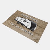 297rstsグランドデザイントレーラーブラウン ドアマット (アングル)