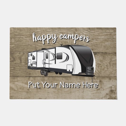 297rstsグランドデザイントレーラーブラウン ドアマット (正面)