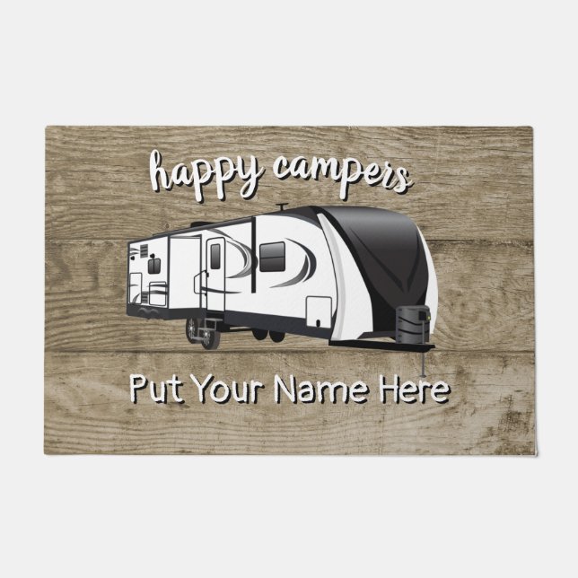 297rstsグランドデザイントレーラーブラウン ドアマット (正面)