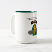 297TH軍事情報の会社のマグ ツートーンマグカップ (正面左)