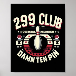 299クラブ公式メンバーアダルトユーモアおもしろいテンピン ポスター