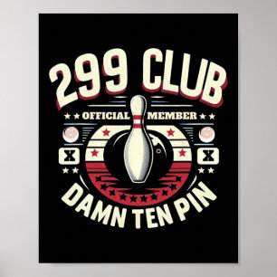 299クラブ公式メンバーアダルトユーモアおもしろいテンピン ポスター