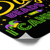 29.カーニバルマルディグラスファンのためのマルディグラス ポスター (角)