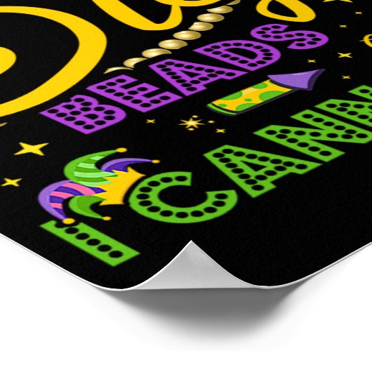 29.カーニバルマルディグラスファンのためのマルディグラス ポスター (角)