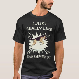 29 ジャーマンシェパードが大好きなんだよね ジャーマンシェパード Tシャツ