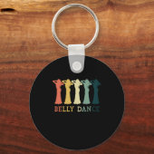 29.ベリーダンスファンのためのベリーダンスデザイン キーホルダー (正面)