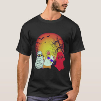 29 モルモット ハロウィン カボチャ Tシャツ