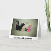 29?猫が私を子猫に カード (裏面)