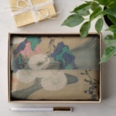 29.菊花流水図,若冲菊&ストリーム，寂聴 薄葉紙 (ギフト)