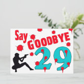 29 A第30の誕生祝いにさよならを言って下さい 招待状 (スタンド正面)