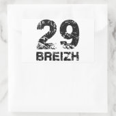 29 Breizh 長方形シール (バッグ)