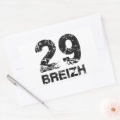 29 Breizh 長方形シール (封筒)