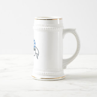 29 Gaufest Beer Stein – 白と金ゴールド ビールジョッキ