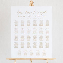 29 Tables Our Favorite People Seating Chart ポスター
