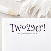 29'ER差出人住所ラベル ラベル (インサイチュ)