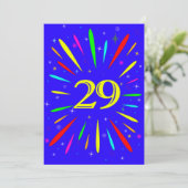 29th誕生日パーティーの招待状の爆発 招待状 (スタンド正面)