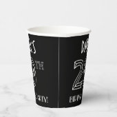 29th Birthday Party:アールデコスタイル+名前をカスタムする 紙コップ (右)