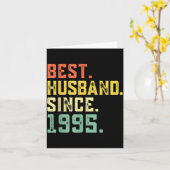 29th Wedding Anniversary Husband Since Design カード (黄色い花)
