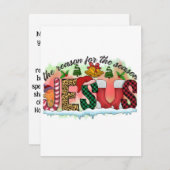 2.	おうちが暖かい愛で満たされますように  シーズンカード (正面/裏面)