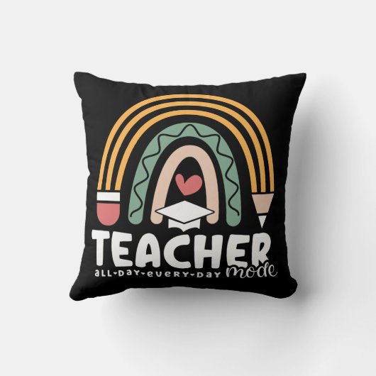 2-おもしろい先生モ教えードの先生用ギフト クッション (裏面)