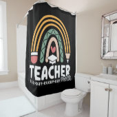 2-おもしろい先生モ教えードの先生用ギフト シャワーカーテン (インサイチュ)