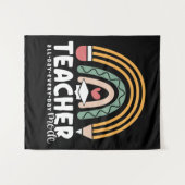 2-おもしろい先生モ教えードの先生用ギフト タペストリー (正面(横))