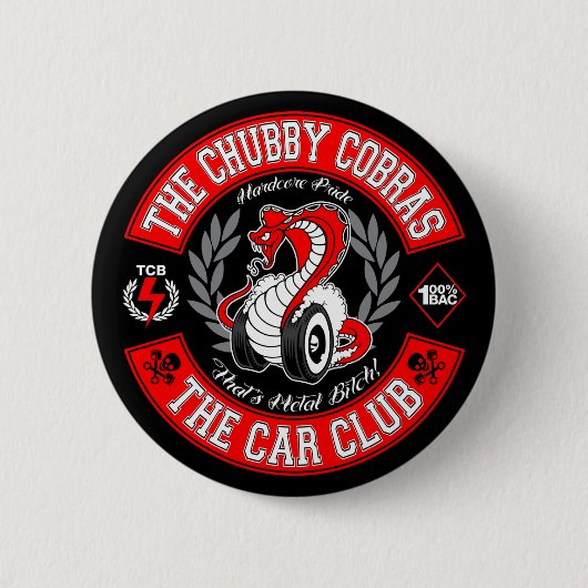 2"のあたりのパッチ 缶バッジ (正面)