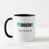2%のPhinisheD部分 マグカップ (左)
