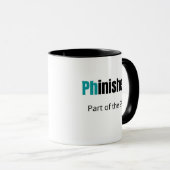 2%のPhinisheD部分 マグカップ (正面右)