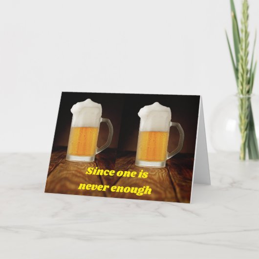 「2」は結局あなたの*誕生日* カード (正面)