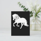 2 – ウスシャツ、馬好きティー、ガールズホース ポストカード (スタンド正面)