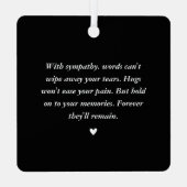 2 エレガント写真祝のThe Lifeの献上品 メタルオーナメント (裏面)