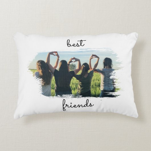 2 エレガント BFFフリ最高のーズ アクセントクッション (正面)